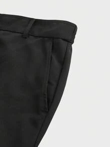 Manfinity Homme Men's Button-Front Long Sleeve Allover Print Casual Shirt & Pants Set - Black - View 6