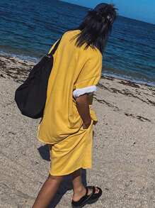 DAZY 2 件套超大女士短袖休闲套装