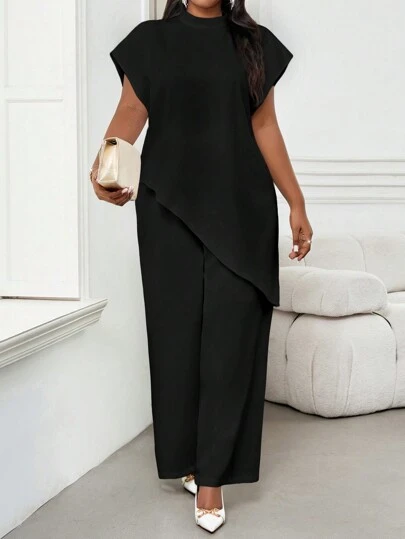 SHEIN Lady Fyra säsonger Tvådelade outfits Dam Outfitset Höst Tvådelade set Casual Elegant Dam Vit Vävd Stand Collar Elegant Lager Dam Höstset Nytt Dam Tvådelat set Dam Casual Plus size Sets Alla hjärtans dag Alla hjärtans dag kläder Alla hjärtans dag Alla hjärtans dag presenter Festival Outfits för kvinnor Alla hjärtans dag outfit Dam Sommaroutfits för kvinnor Sommar