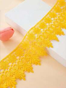 8.5 厘米宽钩针刺绣花边（1/15 码长）– DIY 工艺花边，适用于服装、家居装饰、枕头、桌布、窗帘、床裙、派对装饰、女士连衣裙、裙子和内衣 – 用于缝纫和点缀的柔软装饰花边