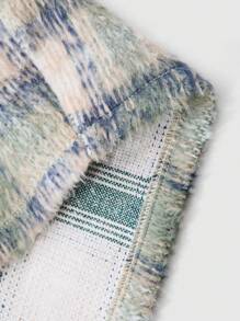 ROMWE MEN Street Life Men's Casual Plaid Overcoat, Autumn/Winter - Multicolor - View 8