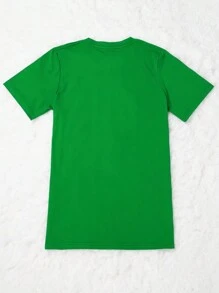 Maweii Women Plus Size Figure Graphic Round Neck Short Sleeve T-Shirt Top