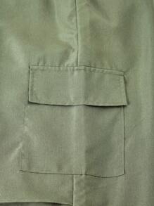 SHEIN ChillGRL 2 Pcs/Set Tween Girl Graphic Tee Paired With Cargo Pants, Casual Street Style Outfit, Spring/Summer,Holiday,Summer,Travel, School, Campus, College Summer Holiday - Multicolor - View 6