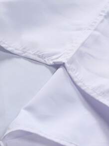Manfinity Mode Men's Casual Long Sleeve Shirt For Commuting, Autumn - White - View 6