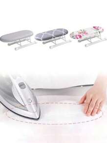 1 chiếc Bàn ủi mini có chân gấp, thích hợp cho cổ áo và cổ tay áo, Bàn ủi mini, Dụng cụ & phụ kiện may vá khác, Giá ủi quần áo gia dụng di động, Vỏ ủi chịu nhiệt Home Supplies - Nhiều màu - Xem 1