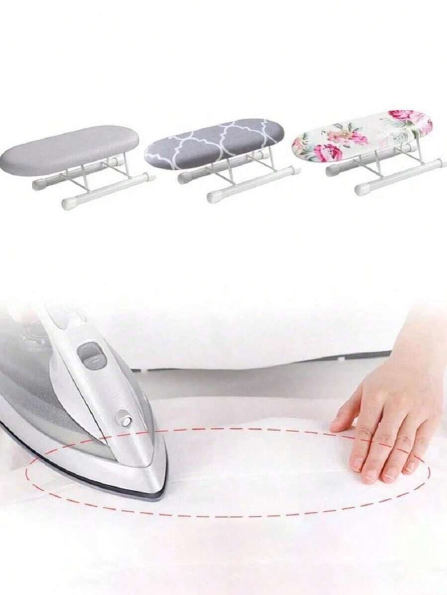 1 chiếc Bàn ủi mini có chân gấp, thích hợp cho cổ áo và cổ tay áo, Bàn ủi mini, Dụng cụ & phụ kiện may vá khác, Giá ủi quần áo gia dụng di động, Vỏ ủi chịu nhiệt Home Supplies - Nhiều màu - Xem 1
