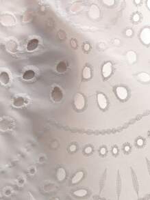 Aveloria Rosie Vestido Camisero Bordado Y Con Cinturón De Mujer Con Transparencias