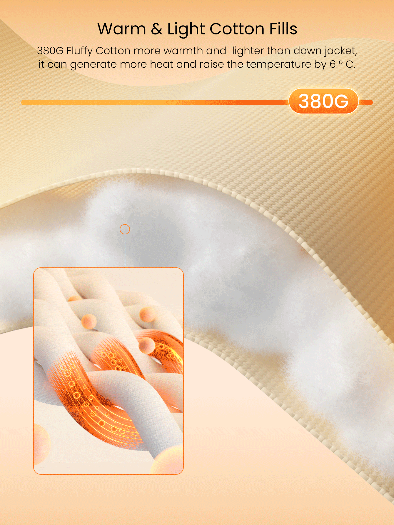 GLOWMODE 轻盈保暖休闲贴身腰长可调节连帽羽绒夹克日常休闲冬季 - 紫紅色 - 查看 2