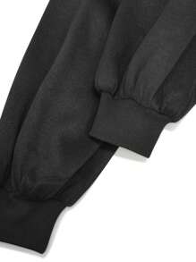 Relaxed Half-Zip Sweatshirt, Minimalist Fashion Casual Everyday Wear Pullover Fall Sweatshirt