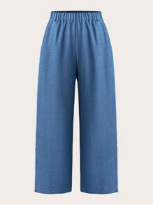 SHEIN LUNE Plus Size Women Patchwork Blazer & Pants Set Graduation,Back To School,Teacher Outfits For Women