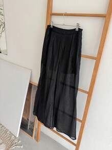 DAZY Women Patchwork Design A-Line Skirt