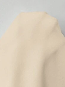 SHEIN Clasi Blusa elegante de mujer con cuello y puños volados de unicolor