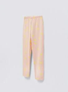 THE HAPPY LOOK Set de 3 Mallas ajustadas de cintura elástica con estampado para niñas jóvenes - Multicolor - Ver 12