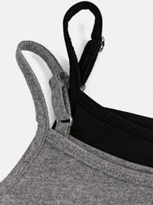 SHEIN Sparklyn 青少年女孩吊带裙，百搭休闲百搭连衣裙，适合学校、休闲、度假装，女孩的精致服装，公主风格，适合婚礼季节，& 可爱风格，花卉/部分装饰设计，无传统图案