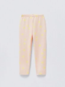 THE HAPPY LOOK Set de 3 Mallas ajustadas de cintura elástica con estampado para niñas jóvenes - Multicolor - Ver 11