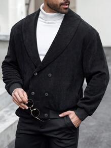 Manfinity Homme 男士休闲立领夹克，简约时尚日常装，秋冬