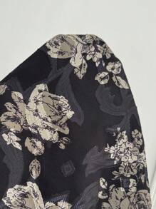 Chiquease 网布挂脖休闲连衣裙，简约时尚，适合日常穿着 - 黑色 - 查看 6