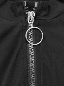 Xyvia Damski Zamek z przodu Dopasowany Kombinezony