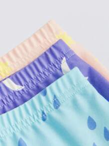 THE HAPPY LOOK Set de 3 Mallas ajustadas de cintura elástica con estampado para niñas jóvenes - Multicolor - Ver 14