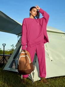 In My Nature 女士休闲简约户外日常运动衫徒步旅行女装