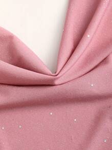 Sweetra 女士纯色时尚挂脖亮片吊带背心