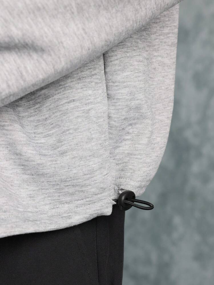 Premium Full Zip Hoodie With Drawstring