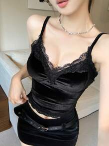 DAZY 女士优雅合身背心，适合派对、约会穿着、夏季