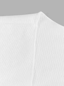 SHEIN Wildeya Set de 2 piezas para niña preadolescente: Blusa de manga corta con lazo y vestido con tirantes con lazo, versátil para el Día de San Valentín, vacaciones, primavera, otoño, verano, uso escolar, temporada de bodas, con diseño floral/decorativo