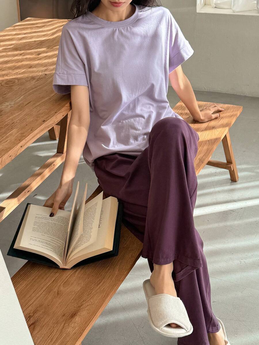 DAZY 简约宽松家居服套装、睡衣套装