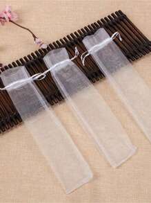 10/20/30/50/100pcs Drawstring Organza Gift Bag For Folding Hand Fan Storage, Pouches Tulle Bags,Rectangular Gift Bag, Craft Wrapping Bags Party Wedding Favor;Birthday Present,Kraft Paper Bags,First Birthday,Pink Christmas Wrapping Paper,Gift Box Small, Gift Bag(White)