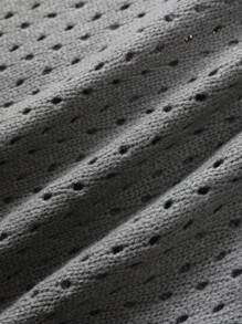 Claim Dot Áo hoodie dài tay thường ngày khóa kéo phía trước màu trơn cho nam - Xám - Xem 5