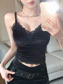 DAZY 女士优雅合身背心，适合派对、约会穿着、夏季