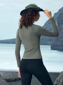 In My Nature In My Nature Women's Outdoor Short Sleeve T-Shirt & Tank Top, Solid Color Minimalist Casual Everyday Wear