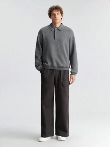 Ontre Sudadera con capucha casual de manga larga para hombre con botones delanteros, diseño en parches y color gris sólido, estilo elegante para el Día de San Valentín, vacaciones, fiestas de Año Nuevo, uso diario, viajes y transporte