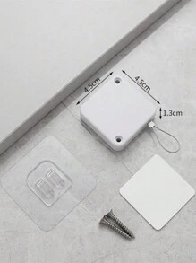 1 件自动闭门器 - 免打孔简约设计，可调节弹簧张力，实现平滑的自动关闭门 | 适合木门、玻璃门，室内/室外使用 | 非常适合酒店、餐厅、办公室、商业空间 | 安装简便，无需钻孔，耐用重型结构 - 彩色 - 查看 5
