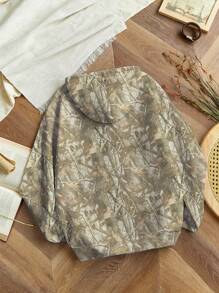 INAWLY Women's Long Sleeve Hooded Sweatshirt With Pockets, Casual Sports Wear For Spring And Autumn Graduation,Back To School,Graduation,Teacher For Women,Back To School Pullover Fall Sweatshirt - Brown - View 2