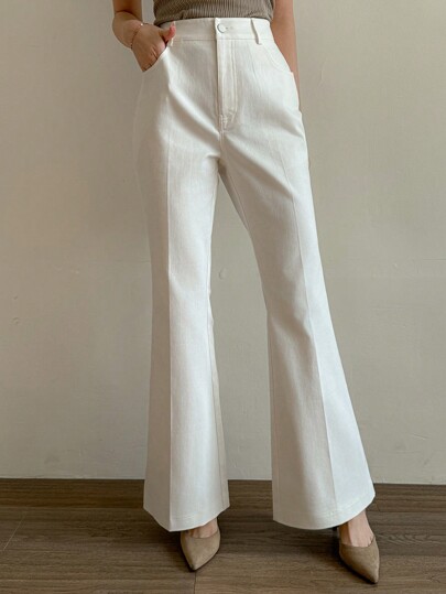 レディース　ズボン　ホワイト　新品 レディス スラックス パンツ 821-91・93 医療 白衣 ズボン KAZEN