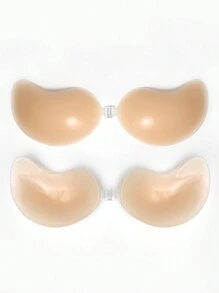 Women's Adhesive Bra, Minimalist & Multifunctional - Brown - View 2