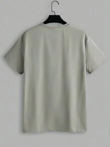 AKNOTIC Business Casual Men 3pcs Knitted Regular Casual Short Sleeve Urban T-Shirts, Boyfriend Gift Tee