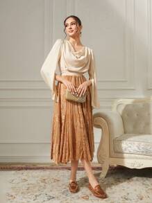 CUCCOO TILAWA Women's Rhinestone Decor Slip-On Casual Loafer Shoes Spring Shoes - Brown - View 3