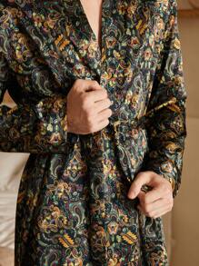 Manfinity ChillVibe 男士休闲简约时尚长袍，适合日常穿着