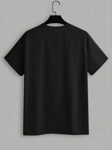 AKNOTIC Business Casual Men 3pcs Knitted Regular Casual Short Sleeve Urban T-Shirts, Boyfriend Gift Tee