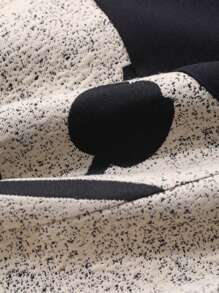 DAZY Robe d'été élégante à col carré bloc de couleur pour femmes