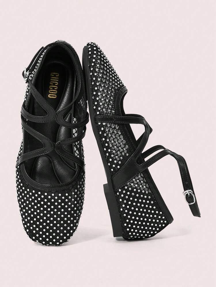 CUCCOO DOLLMOD Women's Round Toe Comfortable Floral Patchwork Flat Shoes Spring Shoes Spring Break Easter