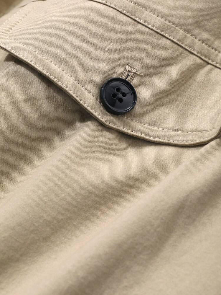 Men's Plain Basic Slim Straight Casual Pants Business Attire