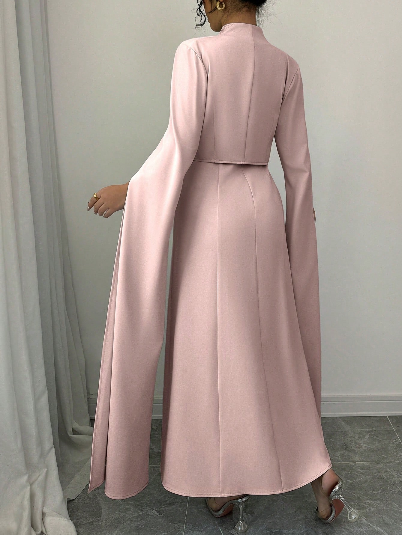 Elenzga مجموعة 2 قطعة: فستان بدون أكمام وملابس خار...