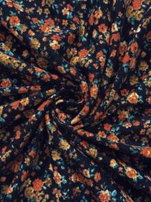 SHEIN Clasi 女士度假休闲迷你碎花优雅连衣裙 - 彩色 - 查看 7