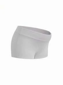 Moonlight&Mama Maternity Solid Color Elastic Waist Casual Briefs ,3 Pcs - Multicolor - View 5