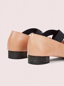 CUCCOO DOLLMOD Women's Square Toe Criss-Cross Strap Fashion High Heel Dress Pumps - Khaki - View 10