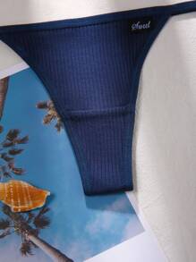 7件装无缝内裤（丁字裤）套装 - 彩色 - 查看 4